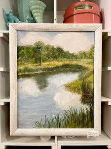 Jens Fresh Vintage ~ Vintage Lake painting
