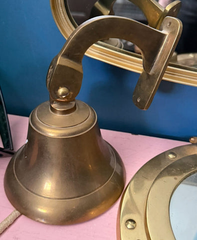 Brass Bell Wall Mount W1842