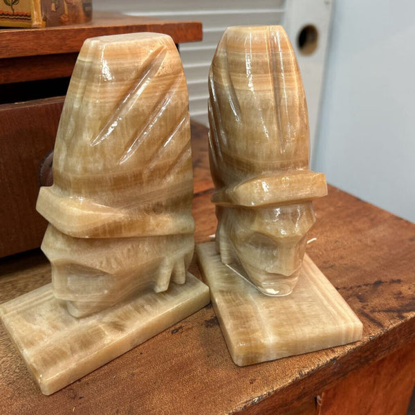 Marble/Onyx "Chief" Bookends