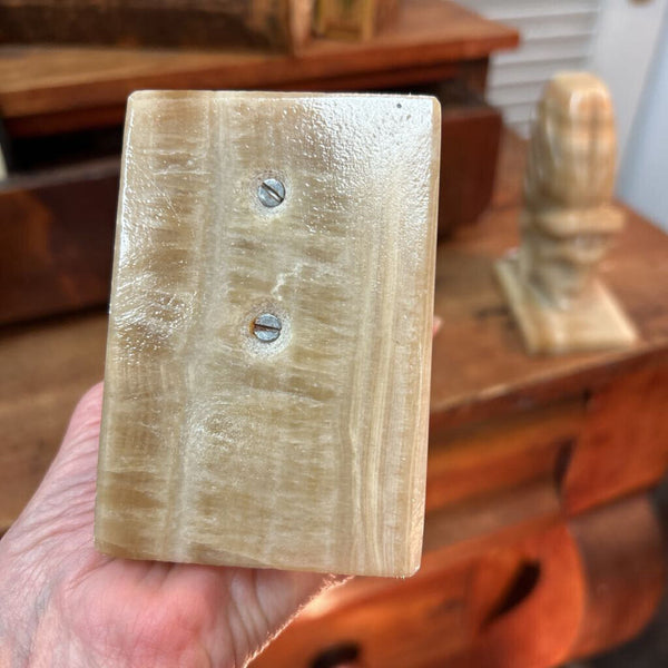 Marble/Onyx "Chief" Bookends