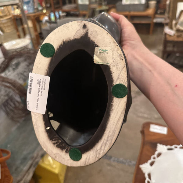 HAEGER CERAMIC FISH 19"H X 5 1/2"W