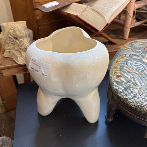 Tooth planter ceramic