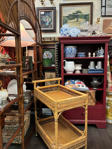 Red Stanley Furniture Bookcase 58x28x18 In Store Pick Up