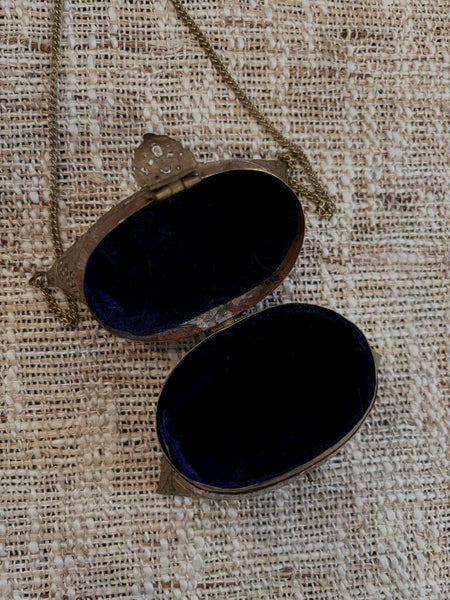 Vintage Brass & Copper Pillow Purse