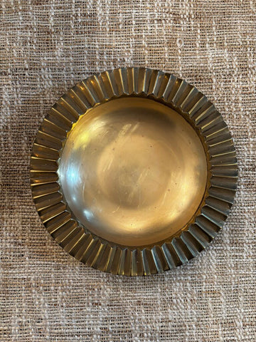 Vintage Large Brass Bowl/Cigar Ashtray