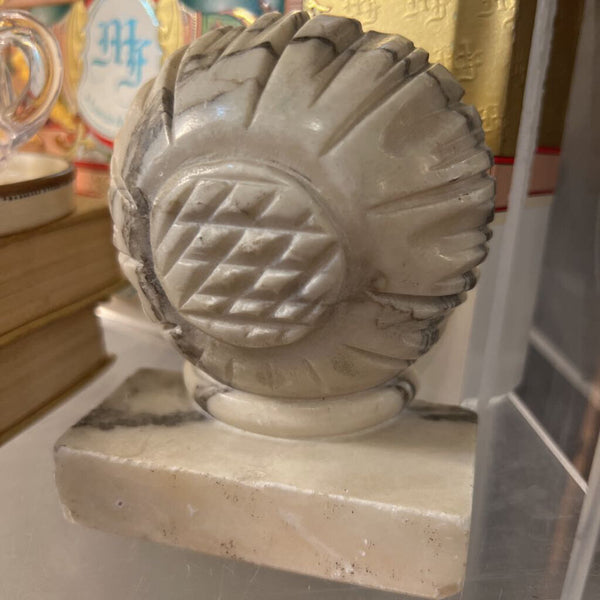 Antique alabaster, bookend