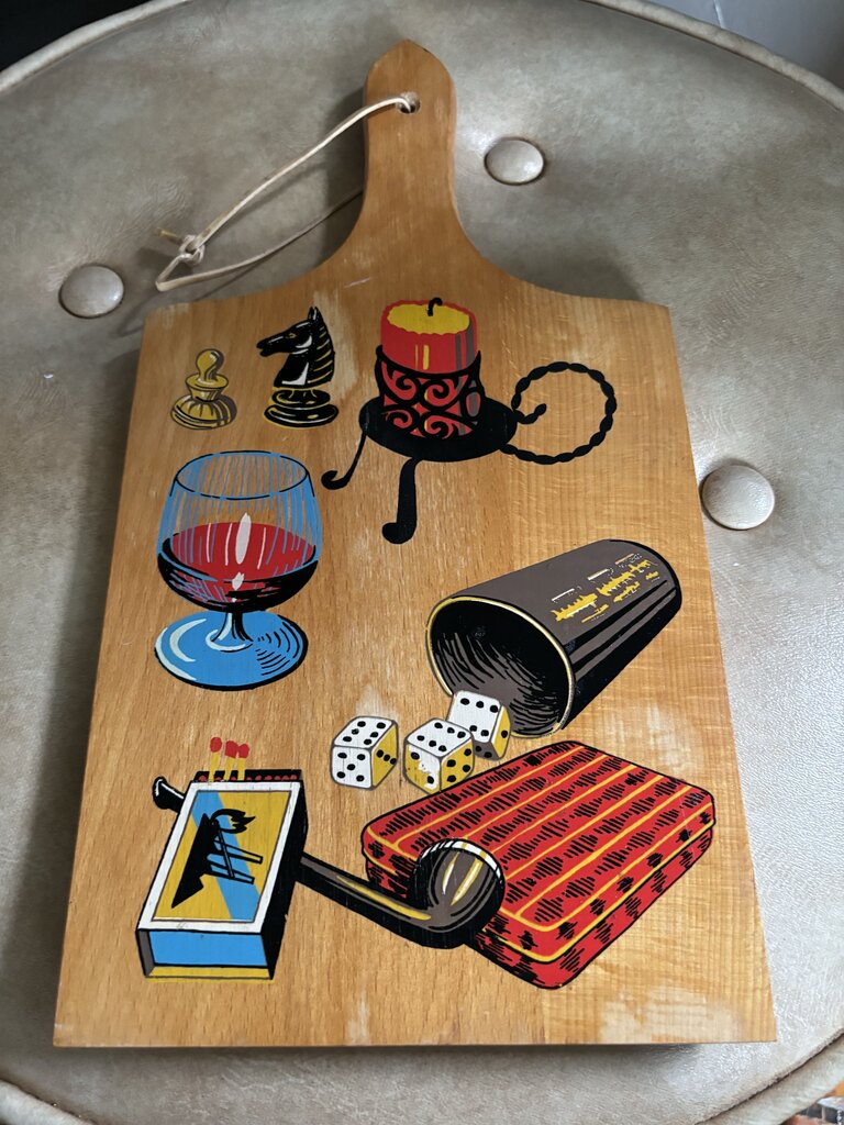 Vintage Nevco Cutting Board Yugoslavian 12in