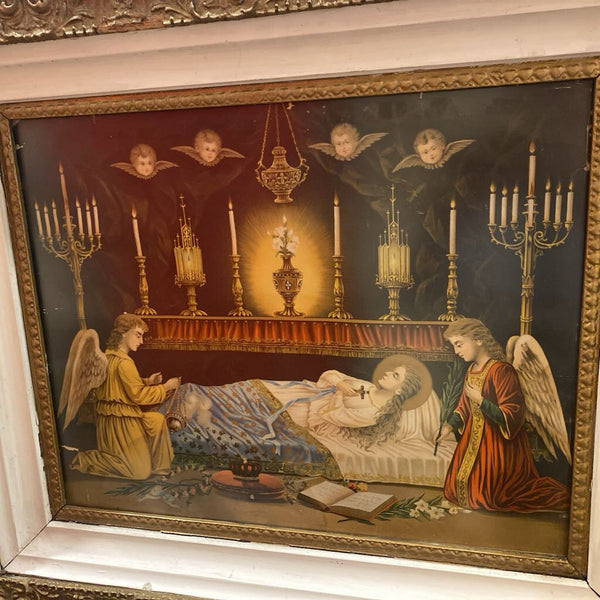 Framed the death of Mary 28x24