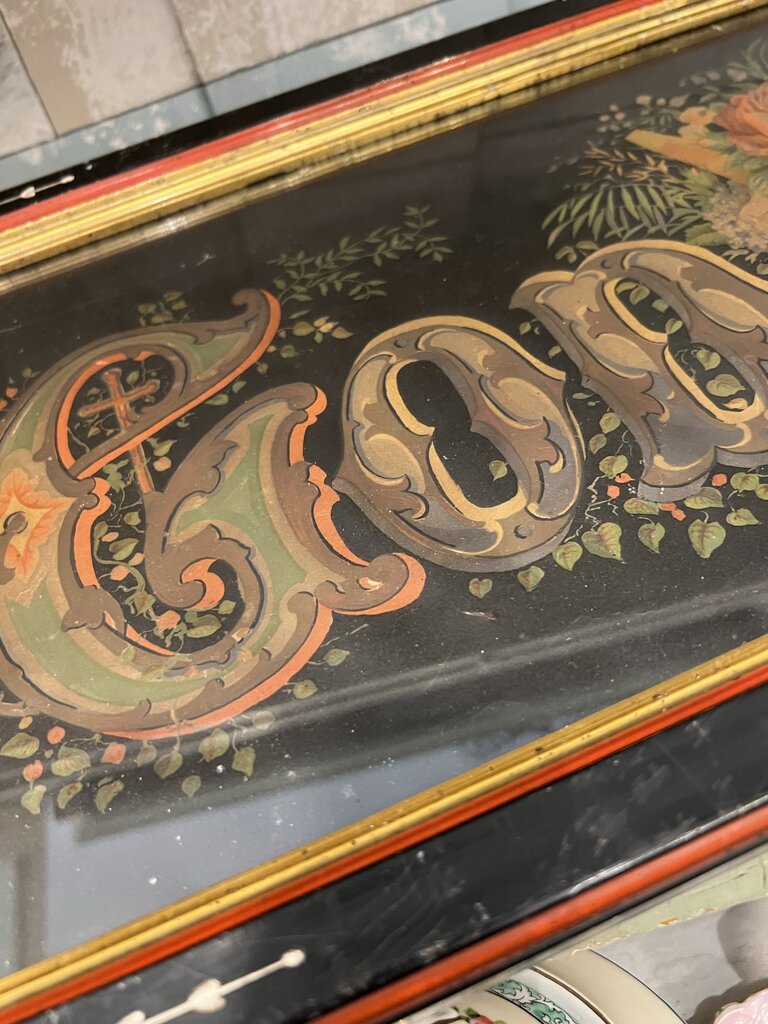 Hand Painted Antique God is Our Hope