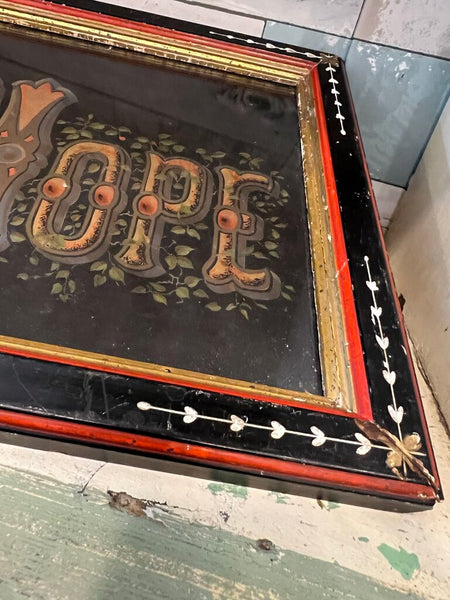 Hand Painted Antique God is Our Hope