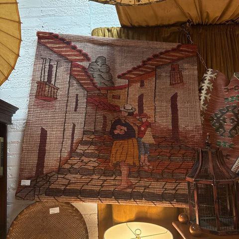 Folk art tapestry
