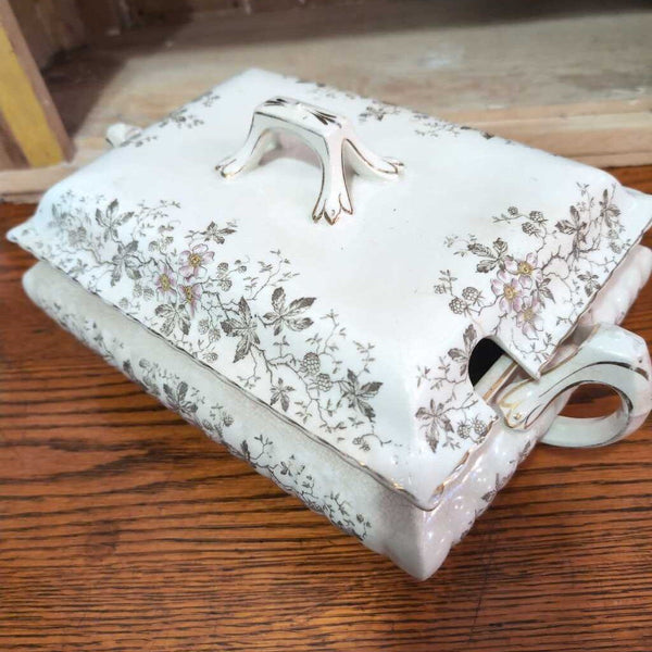 Vintage Transferware Soup Tureen 9x13