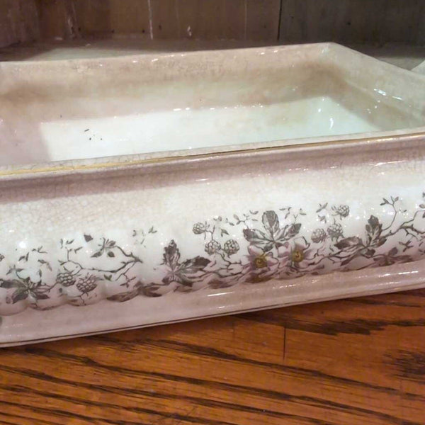 Vintage Transferware Soup Tureen 9x13