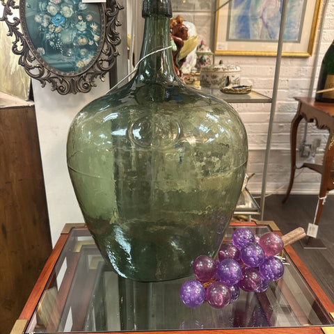 Large Demijohn Blown Glass Jug 21x14"