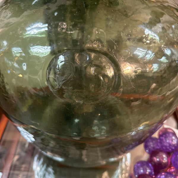 Large Demijohn Blown Glass Jug 21x14"
