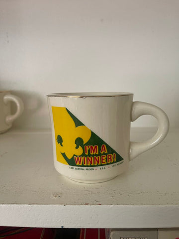 Jens Frrsh Vintage ~ vintage Girl Scout mug. I'm a winner.