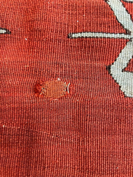 Antique Turkish Flat Weave Hand Made Rug 44"x59"