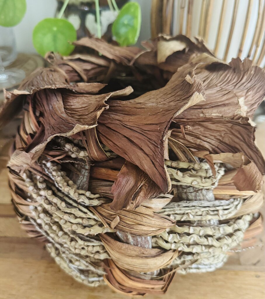 Signed Mica McCann Hawaiian Artisan Basket