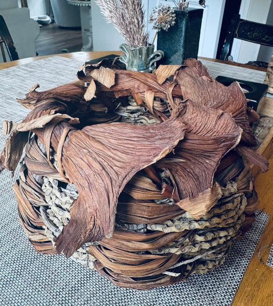 Signed Mica McCann Hawaiian Artisan Basket