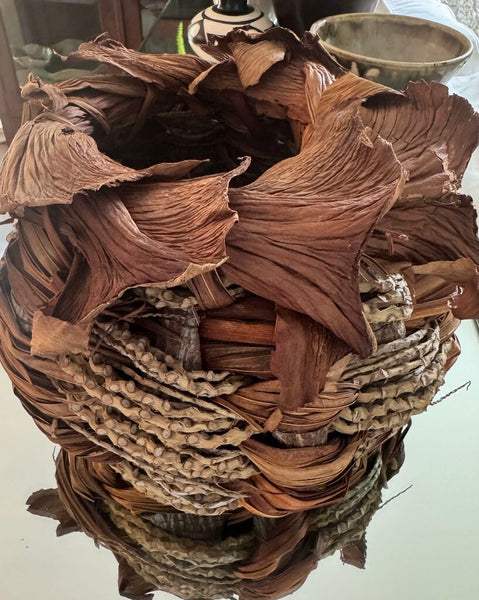 Signed Mica McCann Hawaiian Artisan Basket