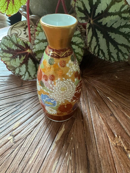 Japanese Sake/Floral Small Vase
