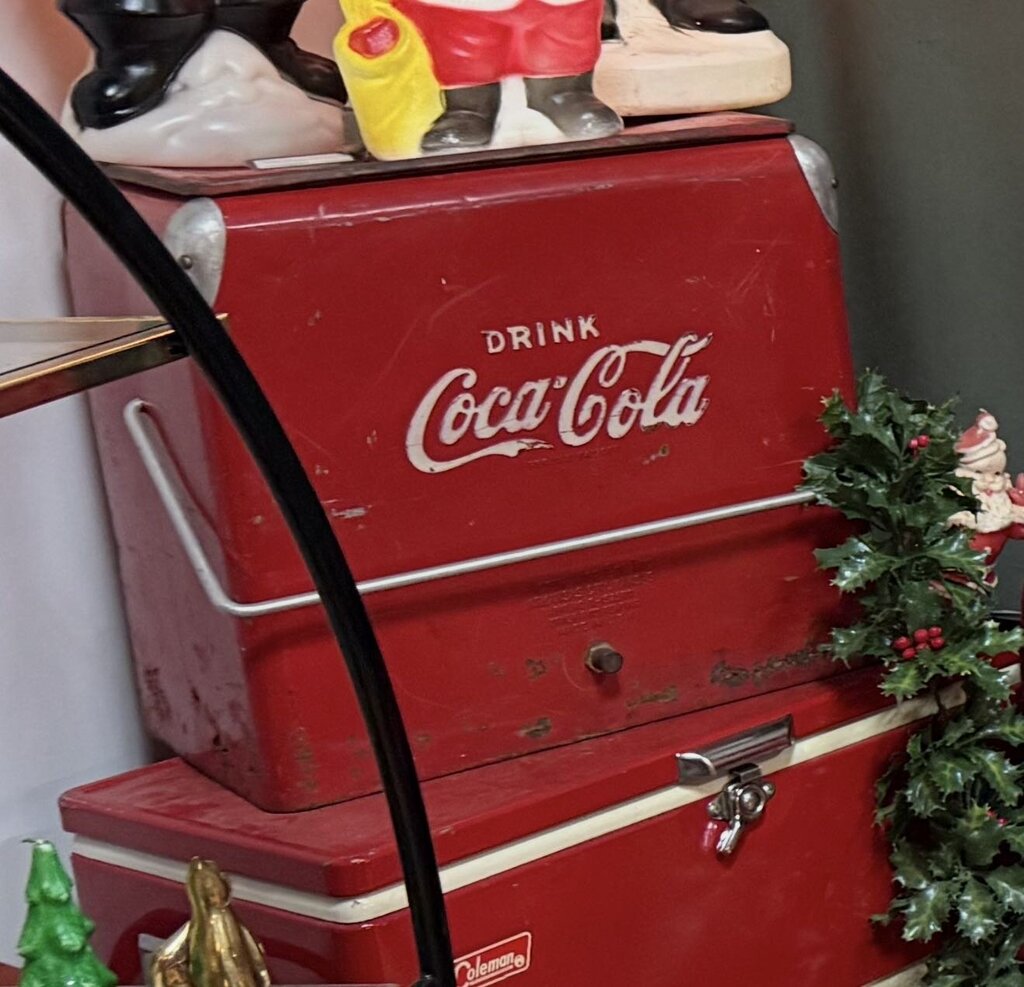 Vintage Red Coca Cola Cooler (As Found) W1383