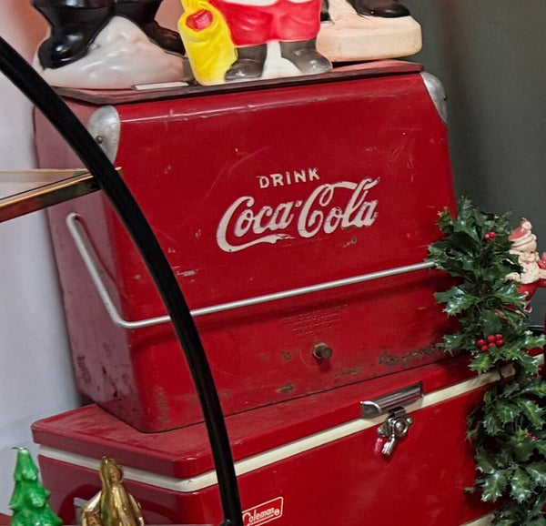 Vintage Red Coca Cola Cooler (As Found) W1383