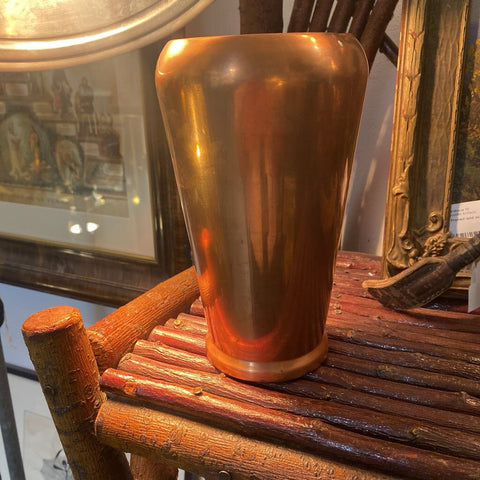 Revere Copper vase 8in tall