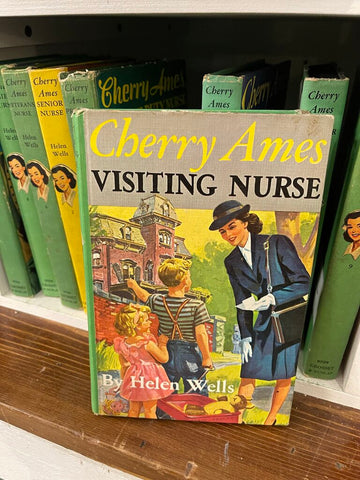 Jens Fresh Vintage ~ vintage cherry Ames visiting nurse book