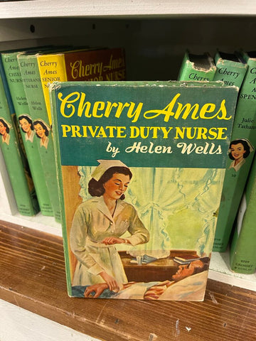 Jens Fresh Vintage ~ vintage cherry Ames, private duty nurse book