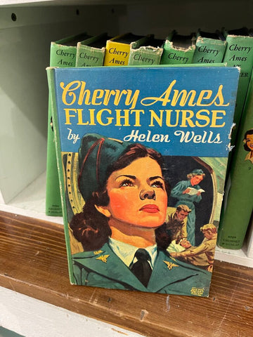 Jens Fresh Vintage ~ vintage cherry Ames flight nurse book