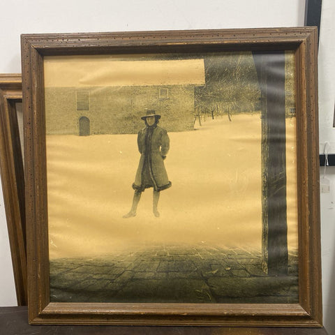 Framed Andrew Wyeth print Outpost 27x27