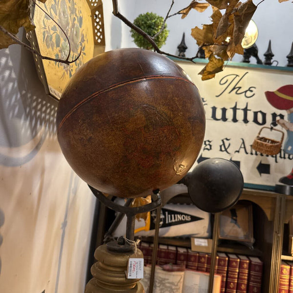 Old World Globe on Column in store pick up only
