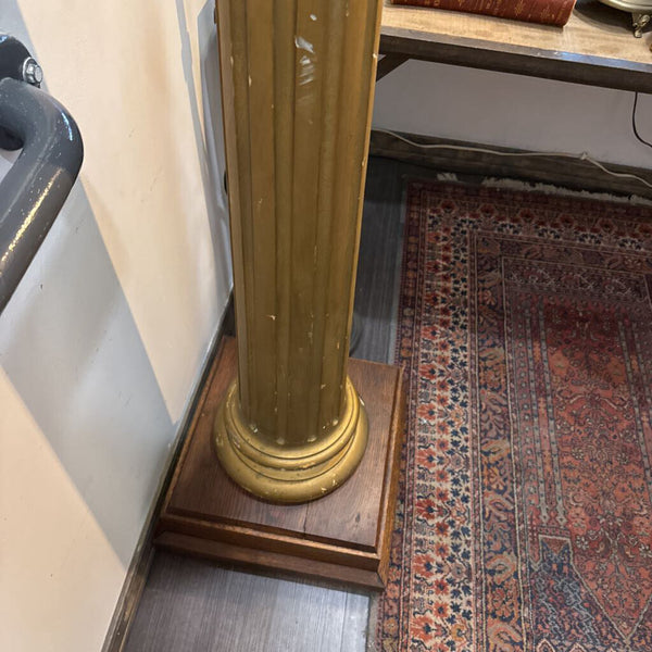 Old World Globe on Column in store pick up only