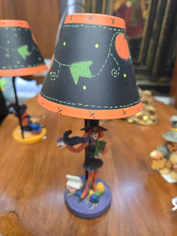 Halloween tea light lamp 8" tall
