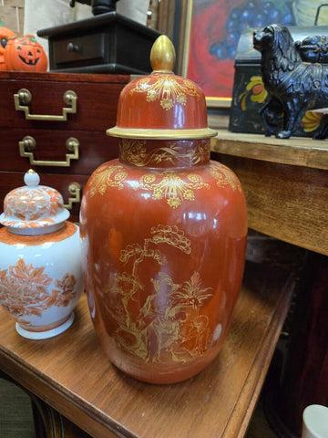 Mottahedeh ginger jar 7 x 13 with lid