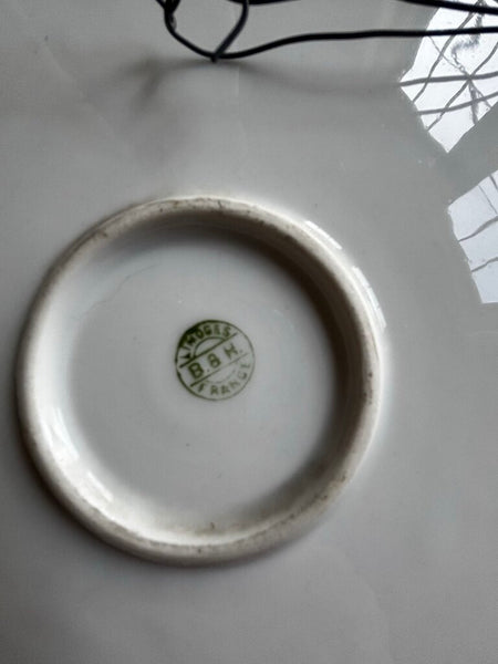 Antique Pheasant WALL Plate 13 1/2" LIMOGES HAND PAINTED (as found)