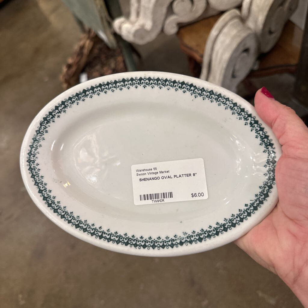 SHENANGO OVAL PLATTER 8"