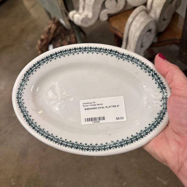 SHENANGO OVAL PLATTER 8"