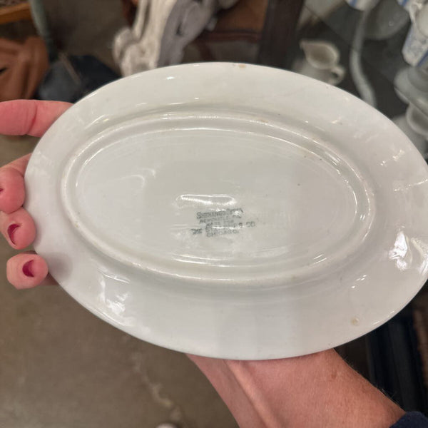 SHENANGO OVAL PLATTER 8"