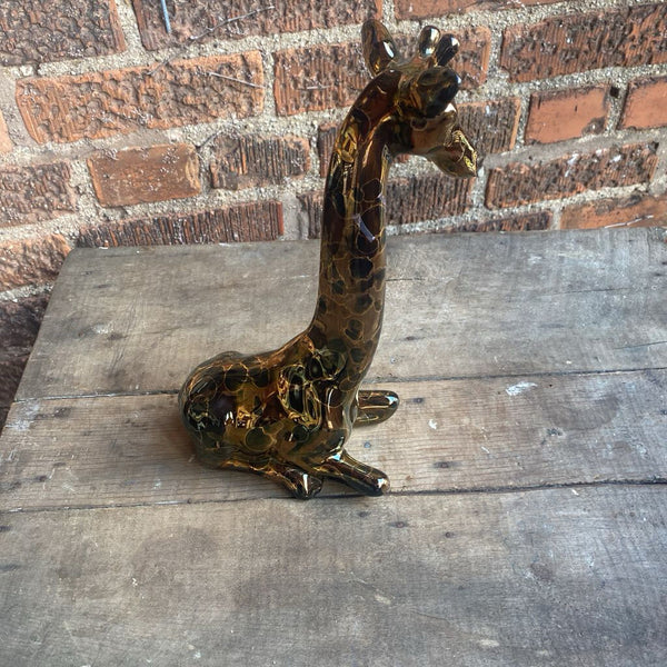 McM ceramic sittingGiraffe 12in