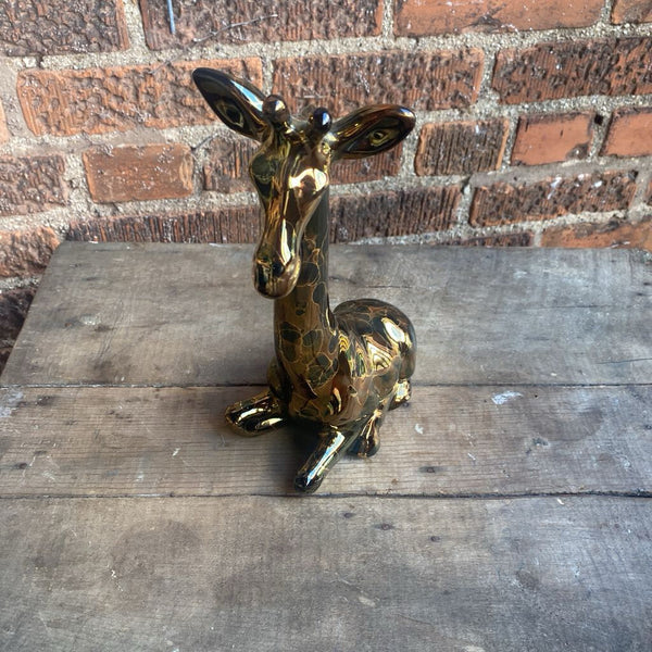 McM ceramic sittingGiraffe 12in