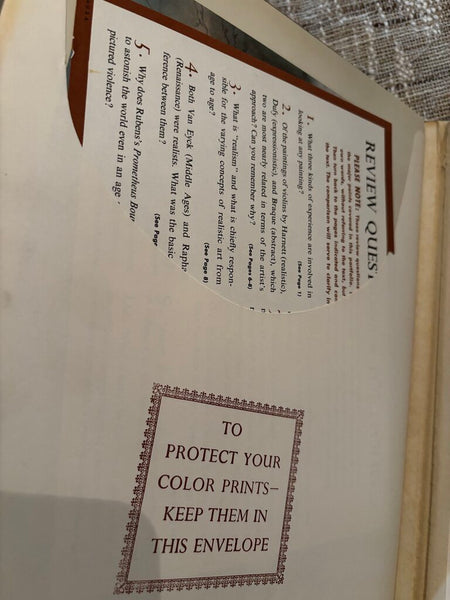 Metropolitan Seminars in Art John Canaday Portfolio 2 Realism 1958 With Prints