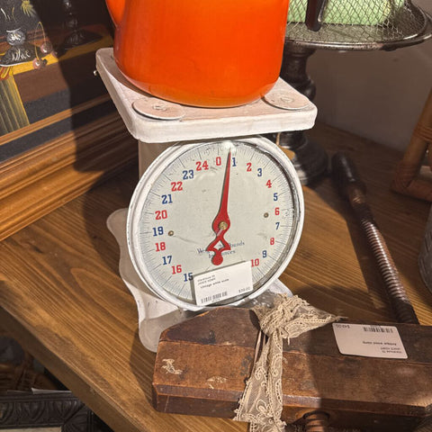 Vintage white scale