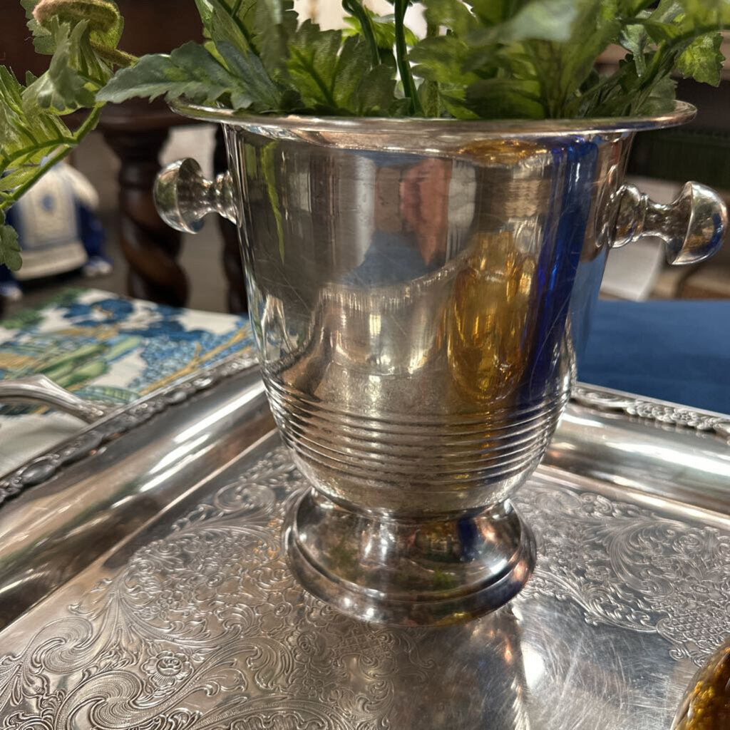 Silver Ice Bucket 6.5"