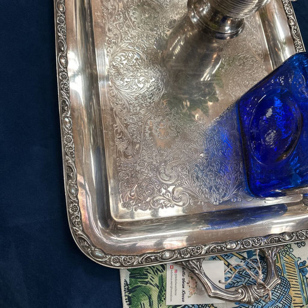 Silver Butler Tray 26x15.5"