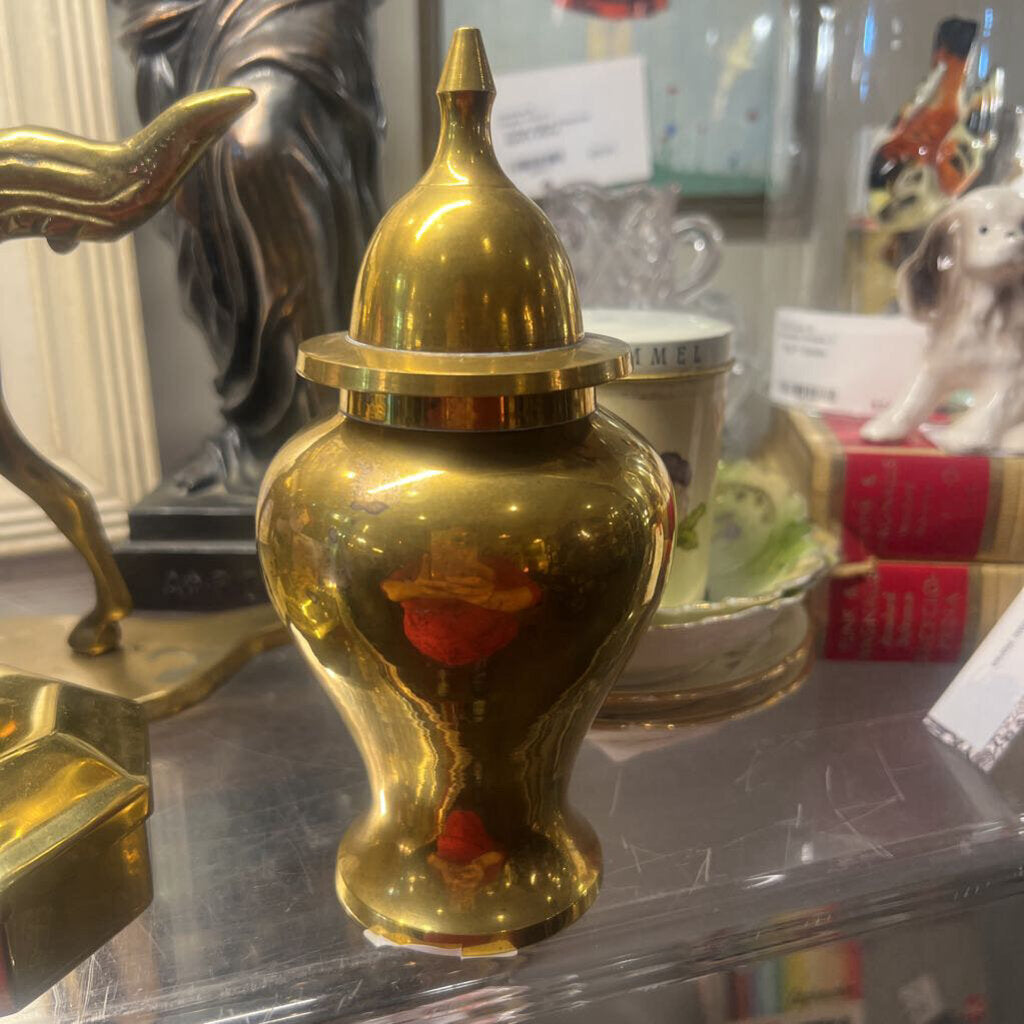 Vintage Small Brass Urn