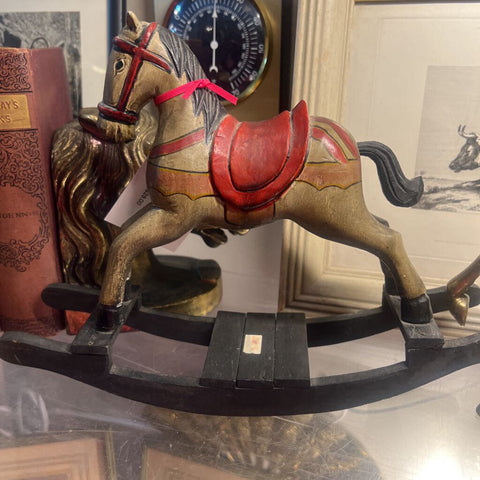 Vintage Rocking Horse Hand Painted