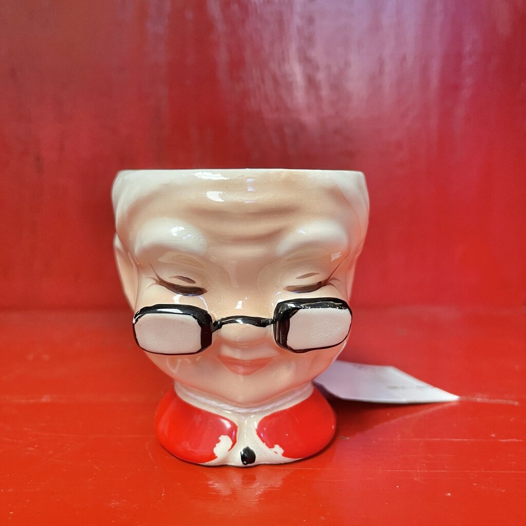 Moxie - Mrs Claus Egg Cup - 2.25"