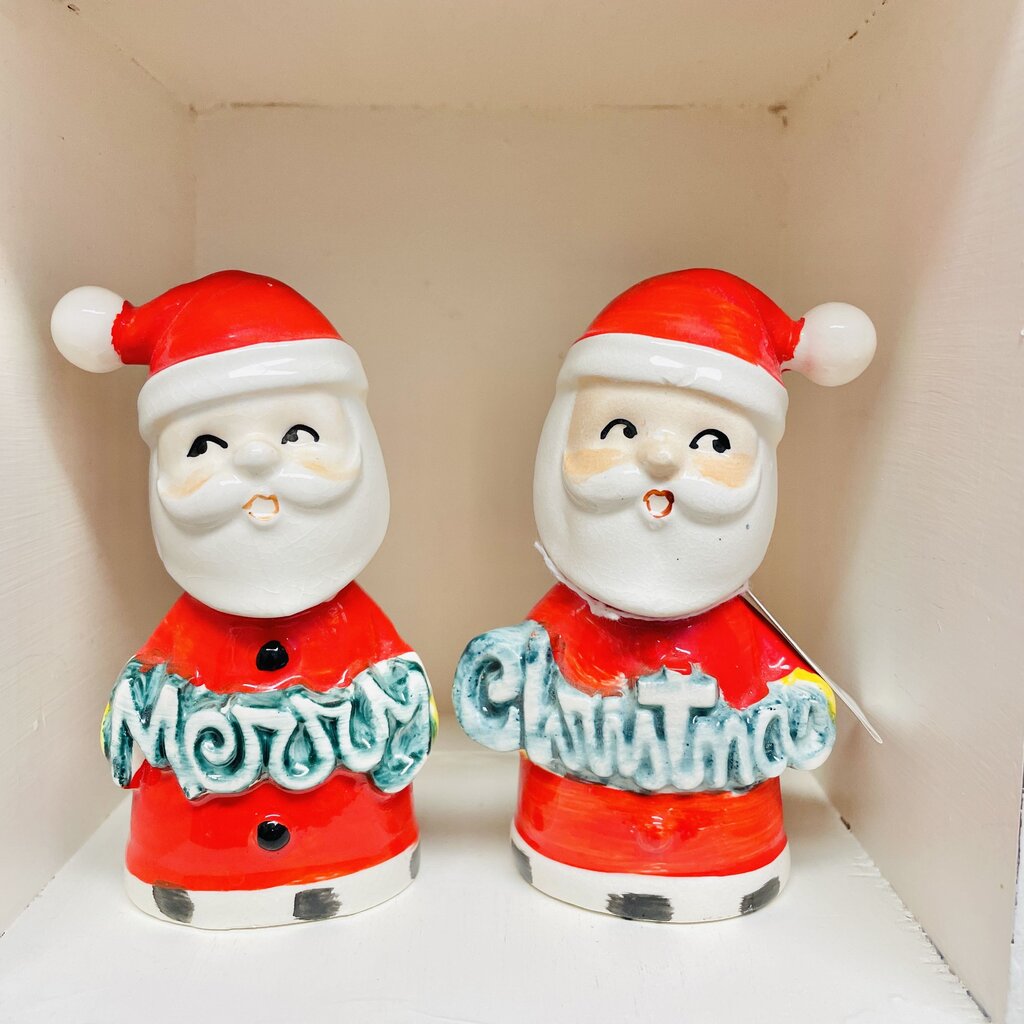 Moxie - Merry Christmas Santa Salt & Pepper Set